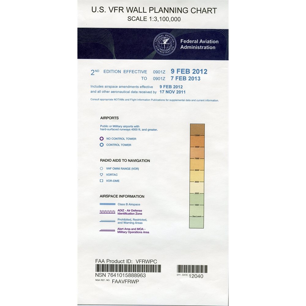 Faa Vfr Wall Planning Chart